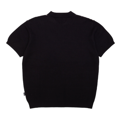 GX1000 - SS Knit Polo - Black