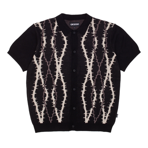GX1000 - SS Knit Polo - Black