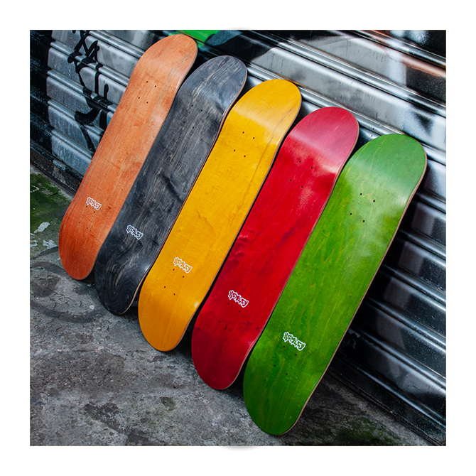 Hemley - Concrete Logo Blank Deck - Assorted
