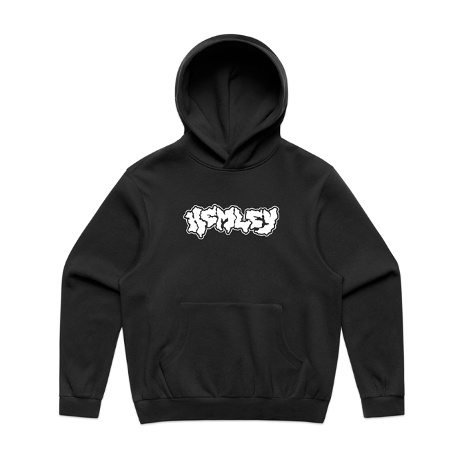 Hemley - Concrete Logo Hood - Black