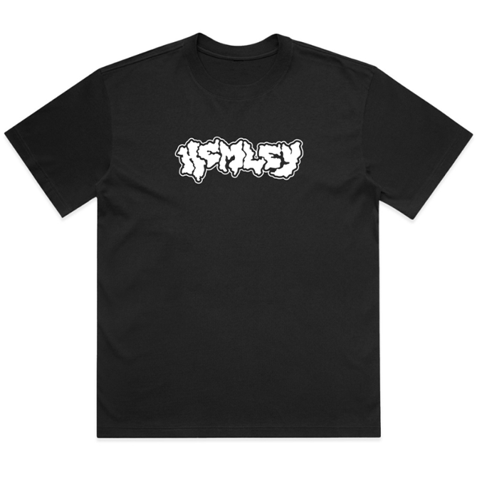 Hemley - Concrete Logo Tee - Black/White