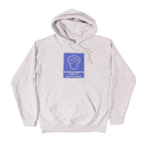 Hemley - Over Thinking Hoodie - Ash Grey