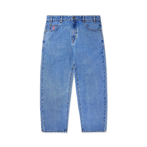 Cash Only - Logo Baggy Denim Jeans 2 - Washed Indigo