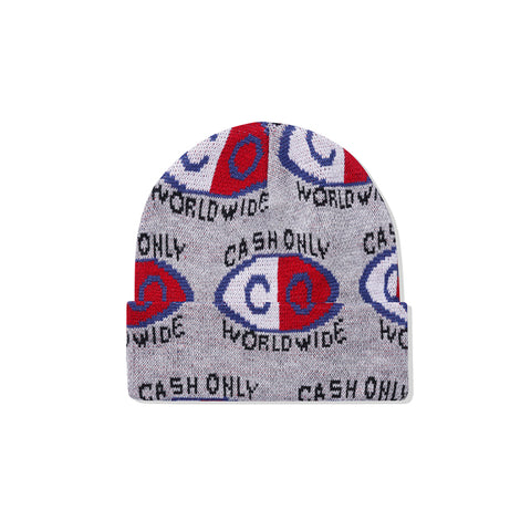 Cash Only - Worldwide Beanie - Ash Grey