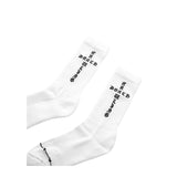 Crawling Death - Cross Socks - White