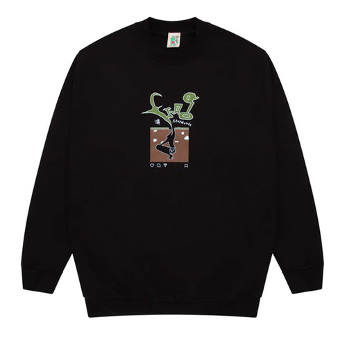 Frog - Instagram Ads Crewneck Sweater - Black