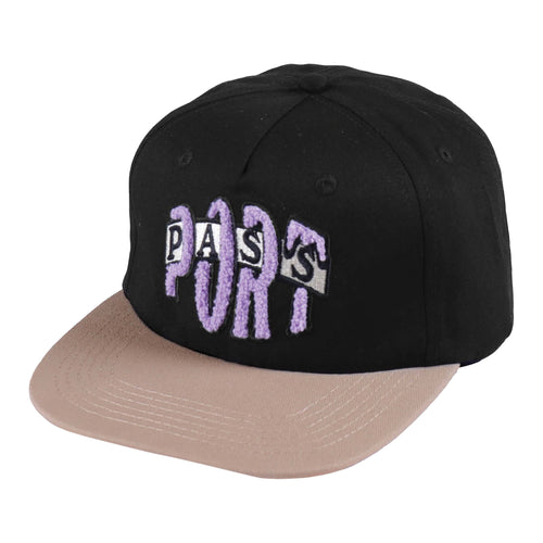 Pass~Port - Bulb Logo Cap - Black/Khaki