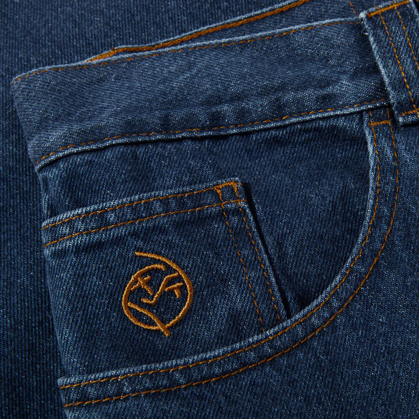 Polar Skate Co. - Big Boy Jeans - Dark Blue 2 - Hemley Skateboarding