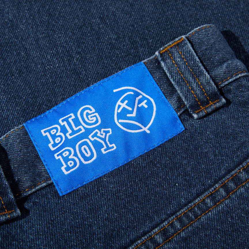Polar Skate Co. - Big Boy Jeans - Dark Blue 2 - Hemley Skateboarding