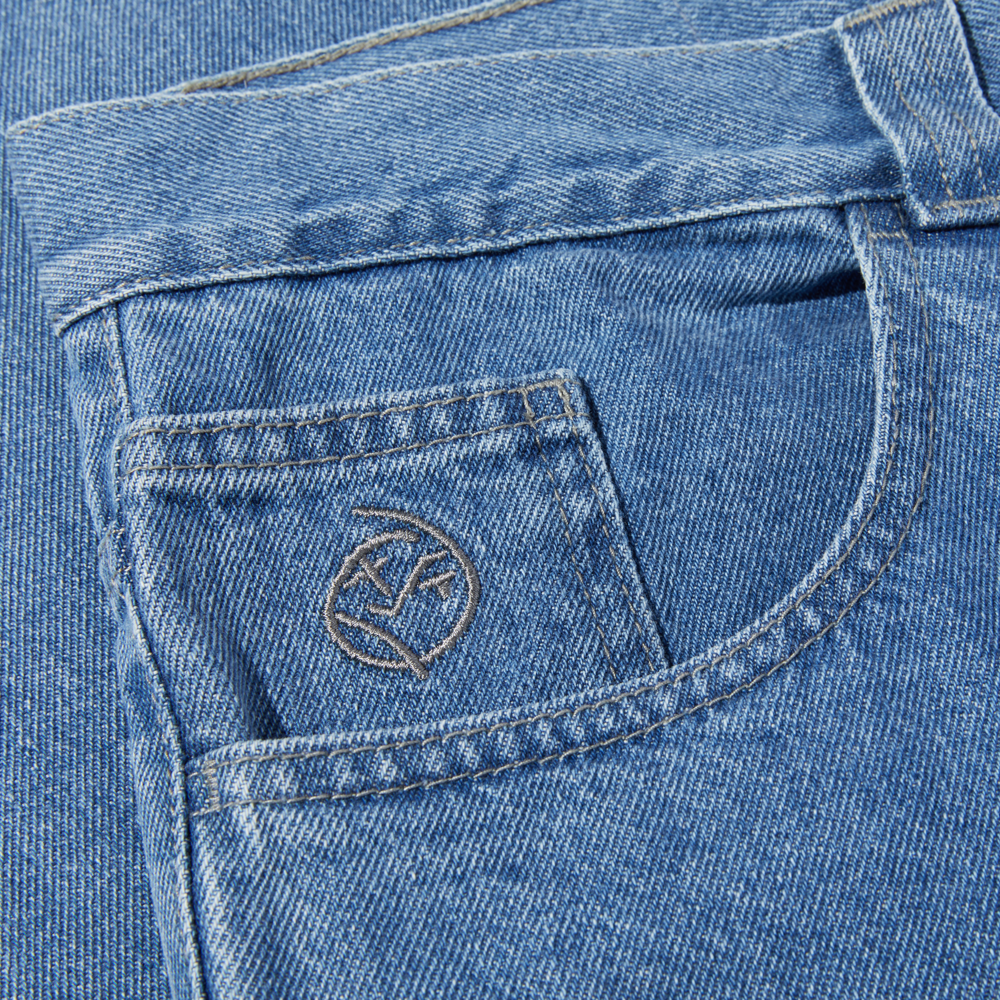 Polar Skate Co. - Big Boy Jeans - Mid Blue - Hemley Skateboarding