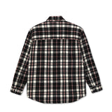 Polar Skate Co. - Big Boy Overshirt Flannel - Black/Cloud White/Red