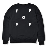 Pop Trading Co. - Logo Crewneck Sweat - Black/White