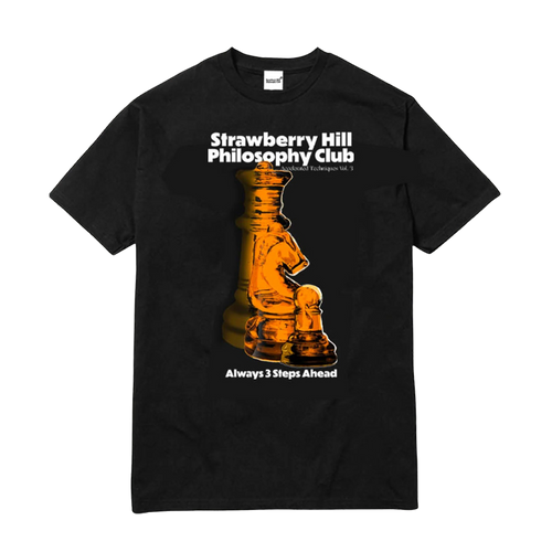Strawberry Hill Philosophy Club - 3 Steps Tee - Black
