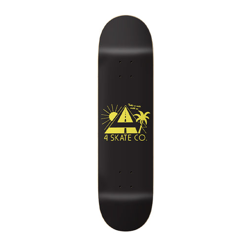 The 4 Skate Co. - Route 4 Deck - Black