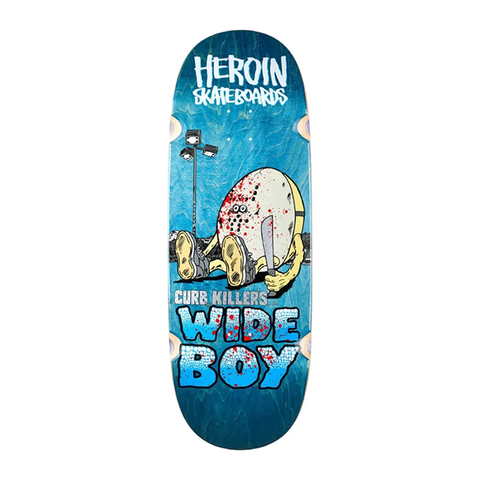 Heroin Skateboard Deck - Curb Killer Wide Boy (10.75 Heroin Skateboard Deck - Curb Killer Wide Boy (10.75