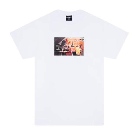 Hockey - DJ Baghead Tee - White