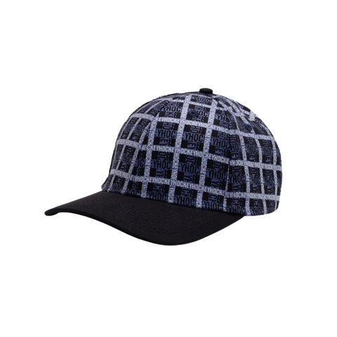 Hockey - Plaid Snapback Cap - Navy Stripe