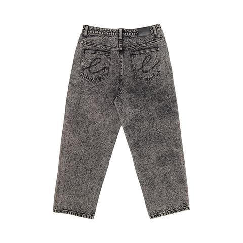 Hoddle - 16oz Ranger Jean - Black Acid Wash