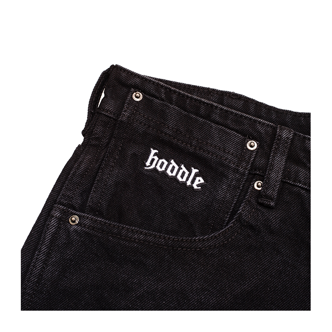 Hoddle - 16oz Ranger Jean - Black/Black