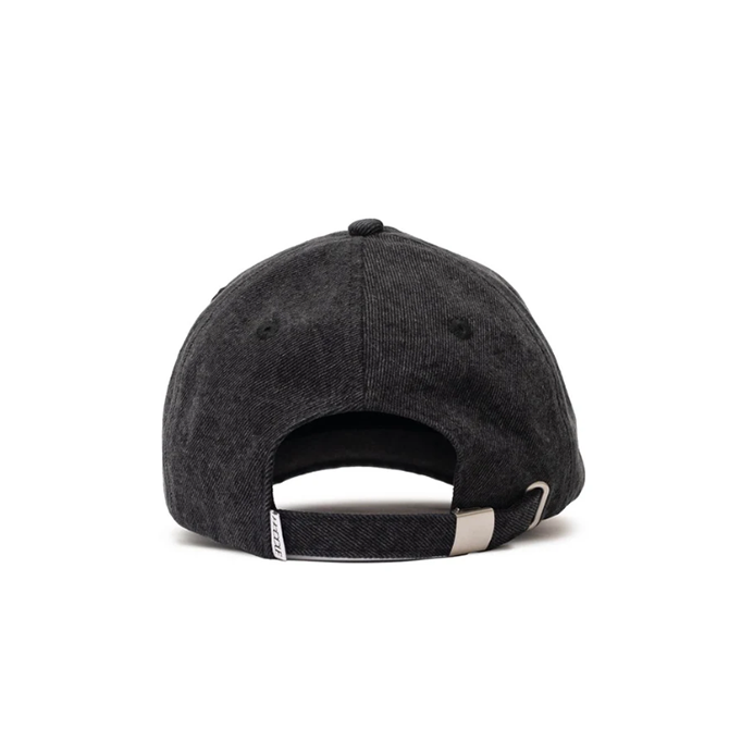 Hoddle - Denim Applique Cap - Black