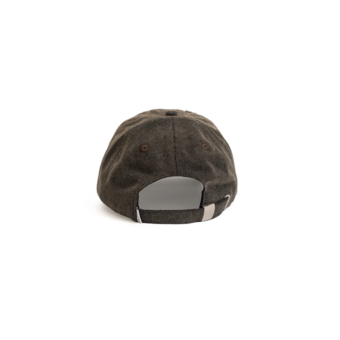Hoddle - Denim Applique Cap - Brown