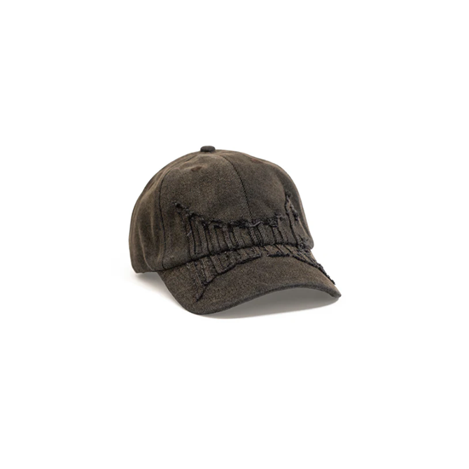 Hoddle - Denim Applique Cap - Brown