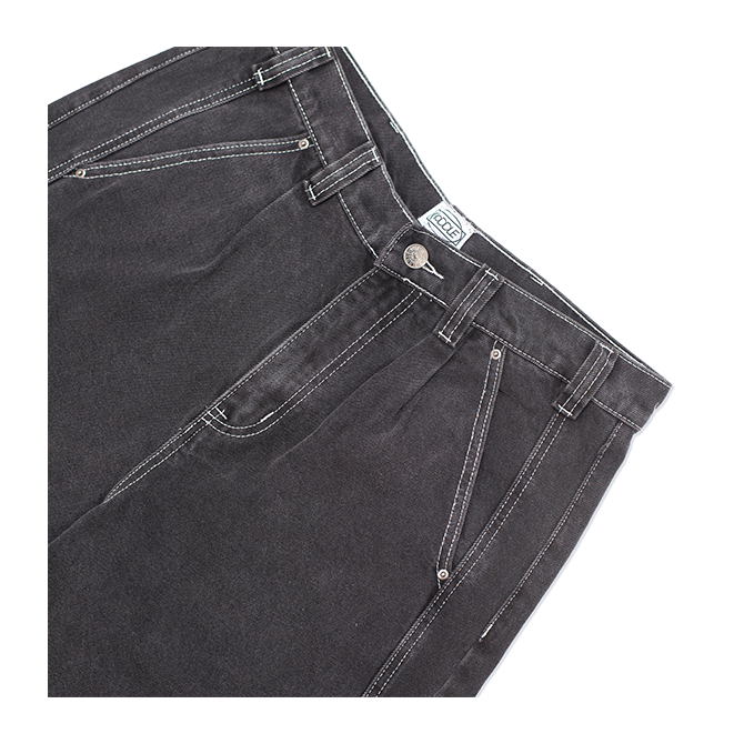 Hoddle - Denim Bermuda Shorts - Washed Black