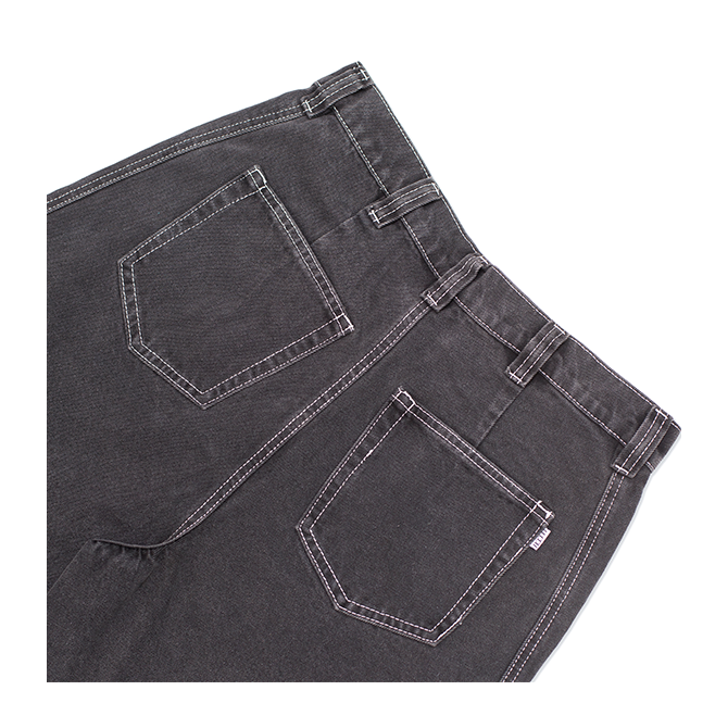 Hoddle - Denim Bermuda Shorts - Washed Black