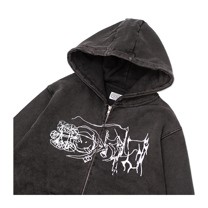 Hoddle - LG Hill Hood - Black Wash