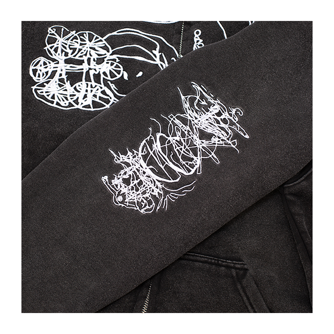 Hoddle - LG Hill Hood - Black Wash