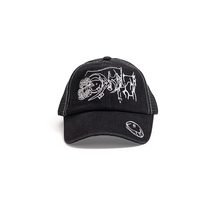 Hoddle - LG Hill Trucker Cap - Black