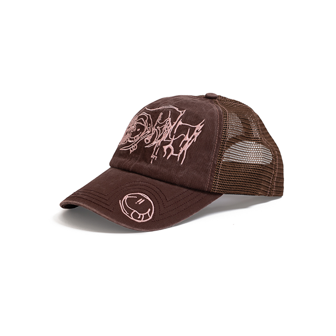 Hoddle - LG Hill Trucker Cap - Brown