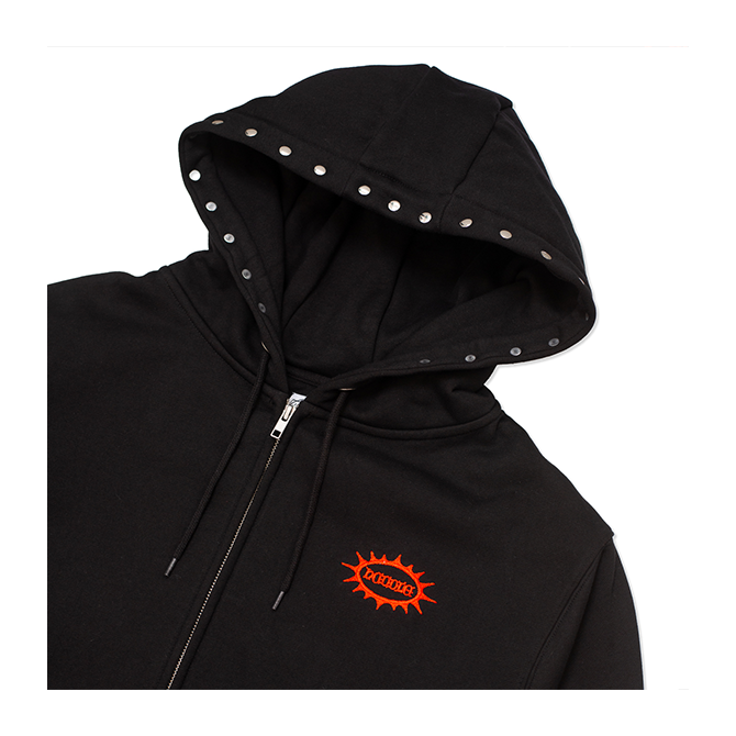 Hoddle - Smoker Stud Hood - Black