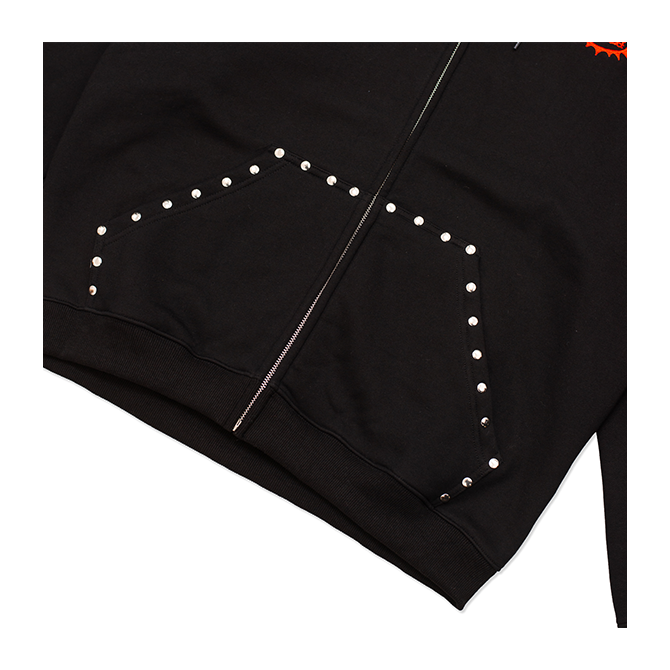 Hoddle - Smoker Stud Hood - Black
