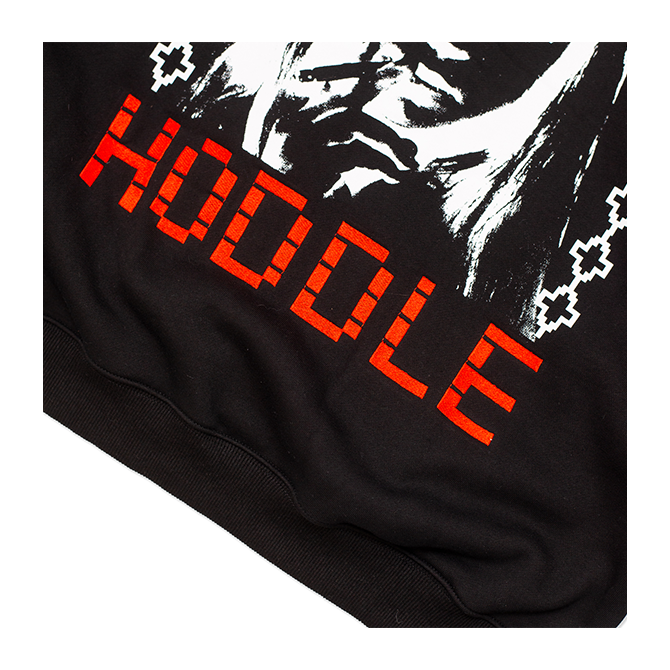Hoddle - Smoker Stud Hood - Black