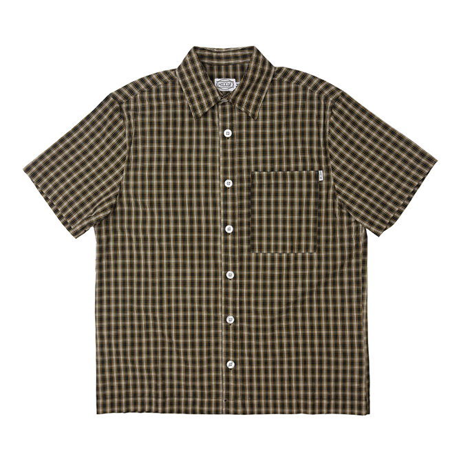 Hoddle - SS Border Shirt - Grey