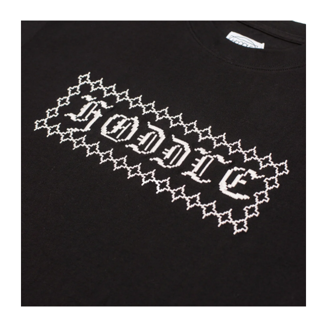 Hoddle - Stitch Logo Tee - Black