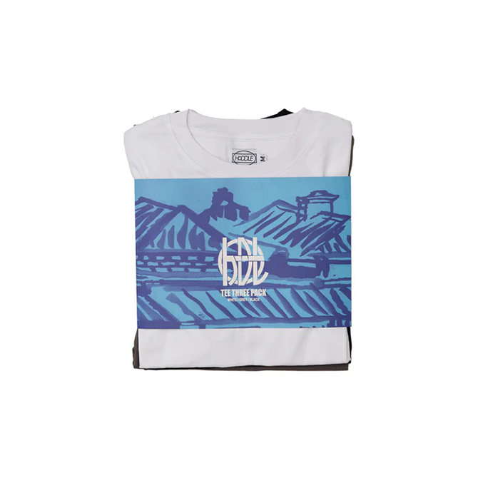 Hoddle - Three Pack Tees - Assorted