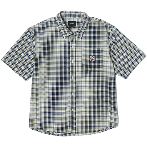 HUF - H Star Plaid S/S Shirt - Linen