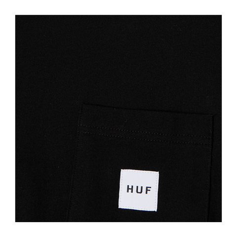 HUF - HUF Set Box Logo S/S Pocket Tee - Black