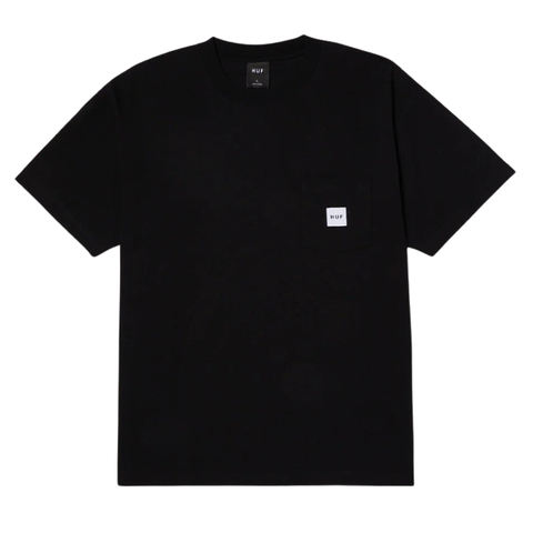 HUF - HUF Set Box Logo S/S Pocket Tee - Black