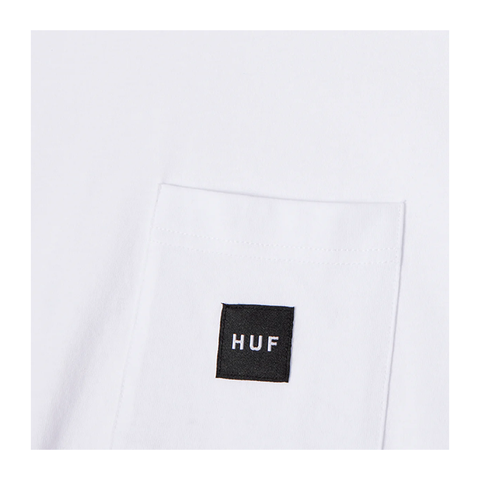 HUF - HUF Set Box Logo S/S Pocket Tee - White