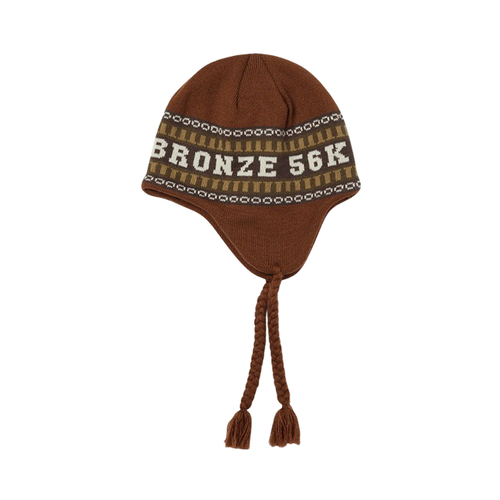 HUF x Bronze 56k - Flap Beanie - Brown