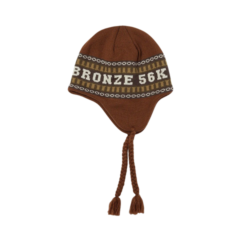 HUF x Bronze 56k - Flap Beanie - Brown