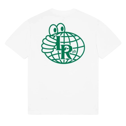 Last Resort AB - Atlas Monogram Tee - White/Kelly Green