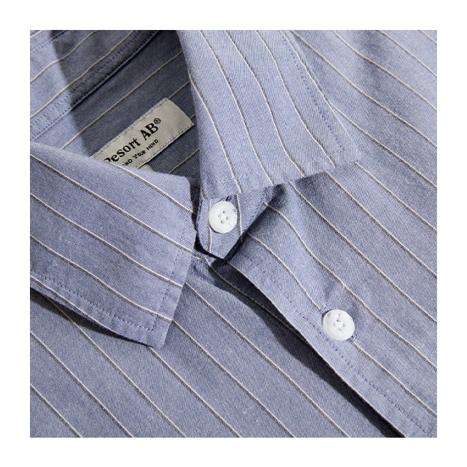 Last Resort AB - SM001 SS Shirt - Zen Blue