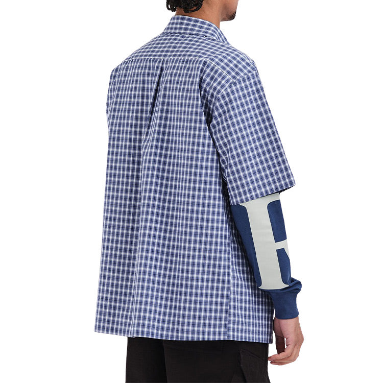 Last Resort AB - Base SS Shirt - Blue Check
