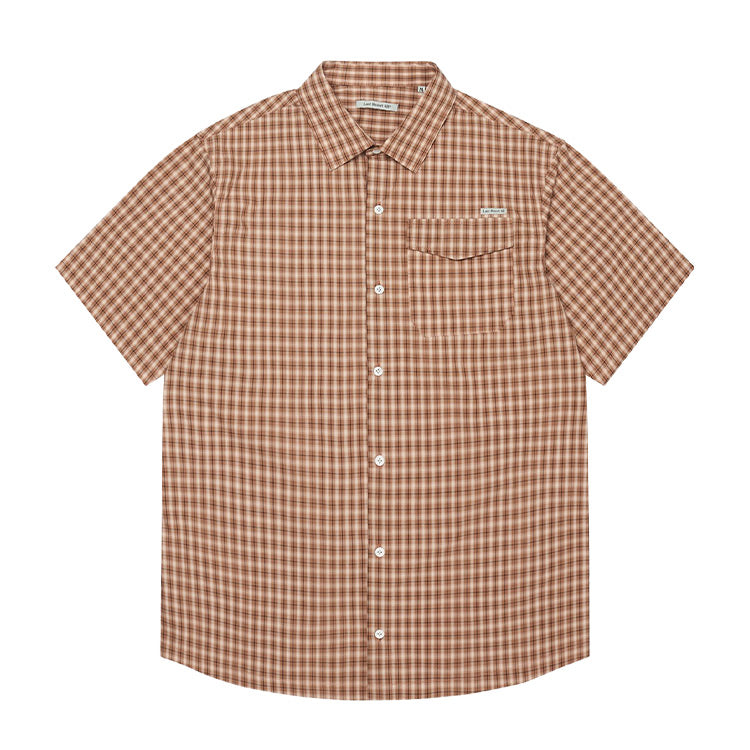 Last Resort AB - Base SS Shirt - Caramel Check