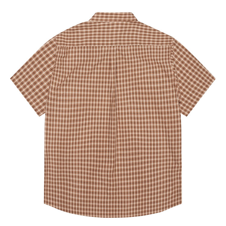 Last Resort AB - Base SS Shirt - Caramel Check
