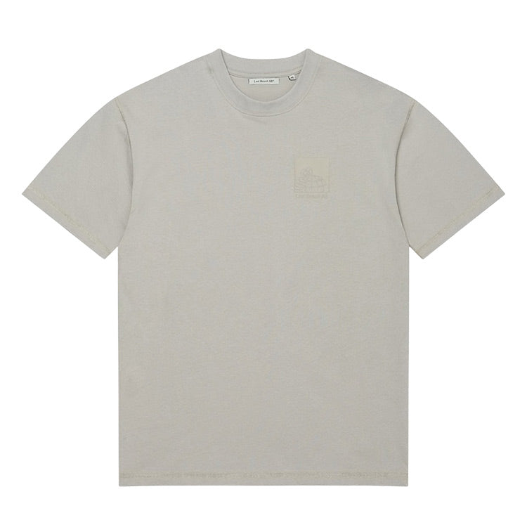 Last Resort AB - Flatlock Tee - Warm Grey
